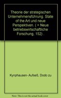 Theorie der strategischen Unternehmensfuhrung