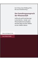 Der Gestaltungsanspruch Der Wissenschaft