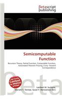Semicomputable Function: (English)
