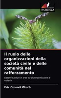 ruolo delle organizzazioni della società civile e delle comunità nel rafforzamento