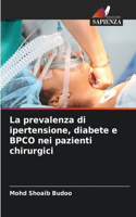 prevalenza di ipertensione, diabete e BPCO nei pazienti chirurgici