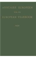 Annuaire Européen / European Yearbook