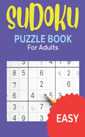 Sudoku Puzzle Book for Adults, Easy