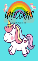 Unicorns for Coloring: 50 Pages of Unicorns to Coloring for Kids Age 4-8