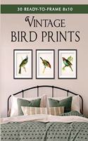 30 Ready-to-Frame 8x10 Vintage Bird Prints