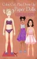 Color, Cut, Play Dress Up Paper Dolls, Fabulous Party