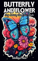 Butterfly And Flower Coloring Book