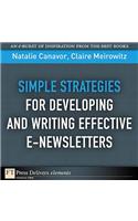 Simple Strategies for Developing and Writing Effective E-Newsletters