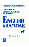 Test Bank for Understanding & Using English Grammar