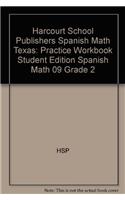 Harcourt School Publishers Spanish Math: Practice Workbook Student Edition Spanish Math 09 Grade 2
