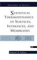 Statistical Thermodynamics Of Surfaces, Interfaces, And Membranes