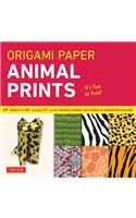 Origami Paper - Animal Prints - 8 1/4 - 49 Sheets