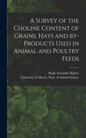 Survey of the Choline Content of Grains, Hays and By-products Used in Animal and Poultry Feeds