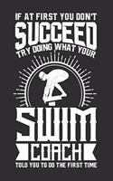 If At First You Don't Succeed Try Doing What Your Softball Coach Told You To Do The First Time