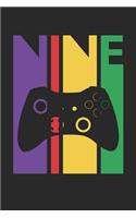Gaming Notebook for 9 Year Old Boys and Girls - Colorful Gaming Journal - 9th Birthday Gift for Gamer Diary: Medium College-Ruled Journey Diary, 110 page, Lined, 6x9 (15.2 x 22.9 cm)