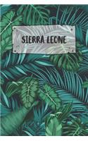 Sierra Leone: Liniertes Reisetagebuch Notizbuch oder Reise Notizheft liniert - Reisen Journal für Männer und Frauen mit Linien