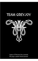 Team Greyjoy Game of Thrones Journal