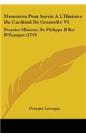 Memoires Pour Servir A L'Histoire Du Cardinal De Granvelle V1