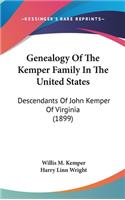 Genealogy Of The Kemper Family In The United States