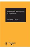 IBSS: Economics: 2013 Vol.62