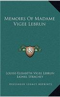 Memoirs Of Madame Vigee Lebrun