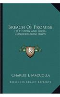 Breach Of Promise