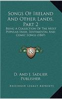Songs Of Ireland And Other Lands, Part 2
