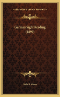 German Sight Reading (1899)