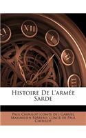 Histoire De L'armée Sarde