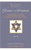 The Songs and Wisdom of DAVID AND SOLOMON Part II