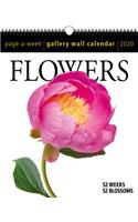 Flowers Page-A-Week Gallery Wall Calendar 2020