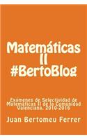 Matematicas II #Bertoblog: Examenes de Selectividad de Matematicas II de la Comunidad Valenciana. 2010-2016