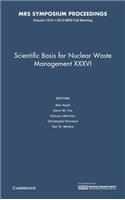 Scientific Basis for Nuclear Waste Management XXXVI: Volume 1518