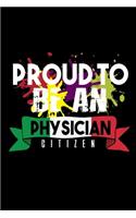 Proud to be a physician citizen: Hangman Puzzles - Mini Game - Clever Kids - 110 Lined pages - 6 x 9 in - 15.24 x 22.86 cm - Single Player - Funny Great Gift