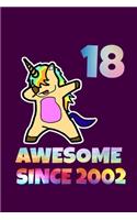 Dabbing Unicorn Awesome Since 2005 15th Birthday: Birthday Dabbing Unicorn SketchBook 100 Pages, 6 x 9 (15.24 x 22.86 cm), Solt Cover, Matte Finish ( Birthday Themed SketchBook)