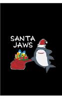 Santa jaws: 6x9 Christmas - grid - squared paper - notebook - notes
