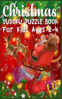 Christmas Sudoku Puzzle Book For Kids Ages 2-4: 220 Sudoku Puzzles Easy - Hard With Solution - A Brain challenge Game For Smart Kids - Best Gaming Book Gift For Kids