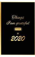 Things i'm grateful for in 2020 - Gratitude journal