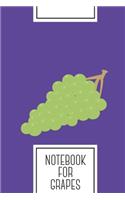 Notebook for Grapes