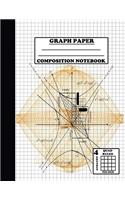 Graph Paper Composition Notebook. Quad Ruled-4 Squares Per Inch