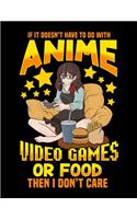 If It Doesn't Have To Do With Anime Video Games Or Food Then I Don't Care