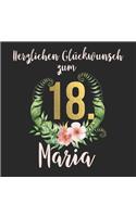 Herzlichen Glückwunsch zum 18. Maria