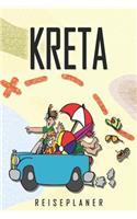 Kreta Reiseplaner: Reise- und Urlaubstagebuch für Kreta. Ein Logbuch mit wichtigen vorgefertigten Seiten und vielen freien Seiten für deine Reiseerinnerungen. Eignet s