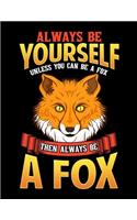 Always Be Yourself Unless You Can Be A Fox Then Always Be A Fox