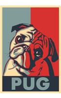 Pug Dot Grid Notebook