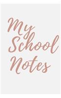 My School Notes