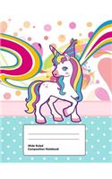 Wide Ruled Composition Notebook