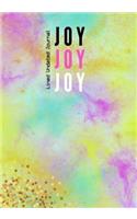 Joy Joy Joy Lined Undated Journal