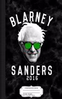 Blarney Sanders Funny Bernie St. Patrick's Day Composition Notebook