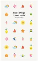 LIttle Things I Need to Do: Mini Bullet Journal: Portable small cute notebook task list 5x8 36 sheets